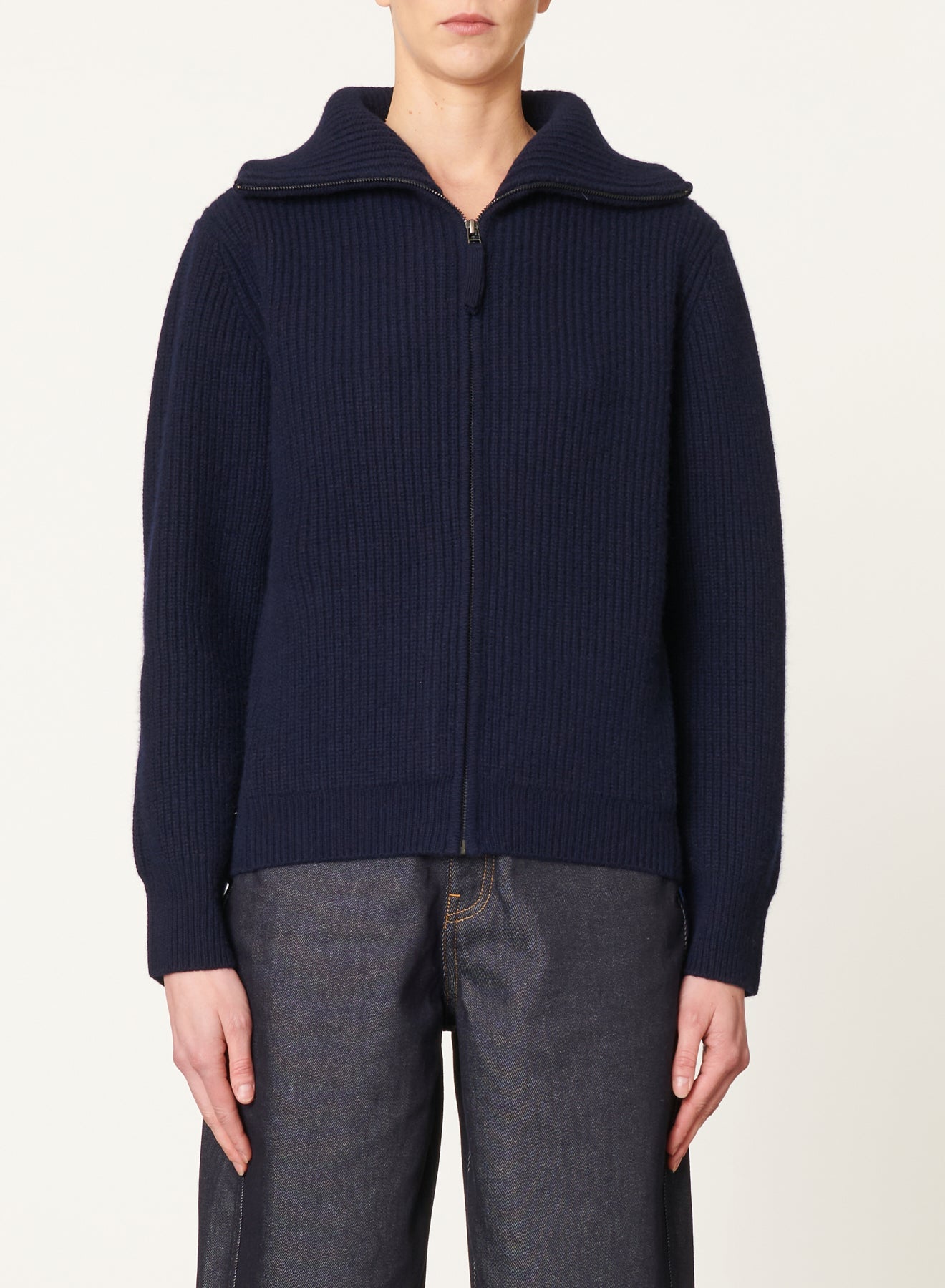 Gilet Bowie en laine - Marine
