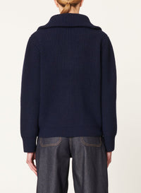 Gilet Bowie en laine - Marine