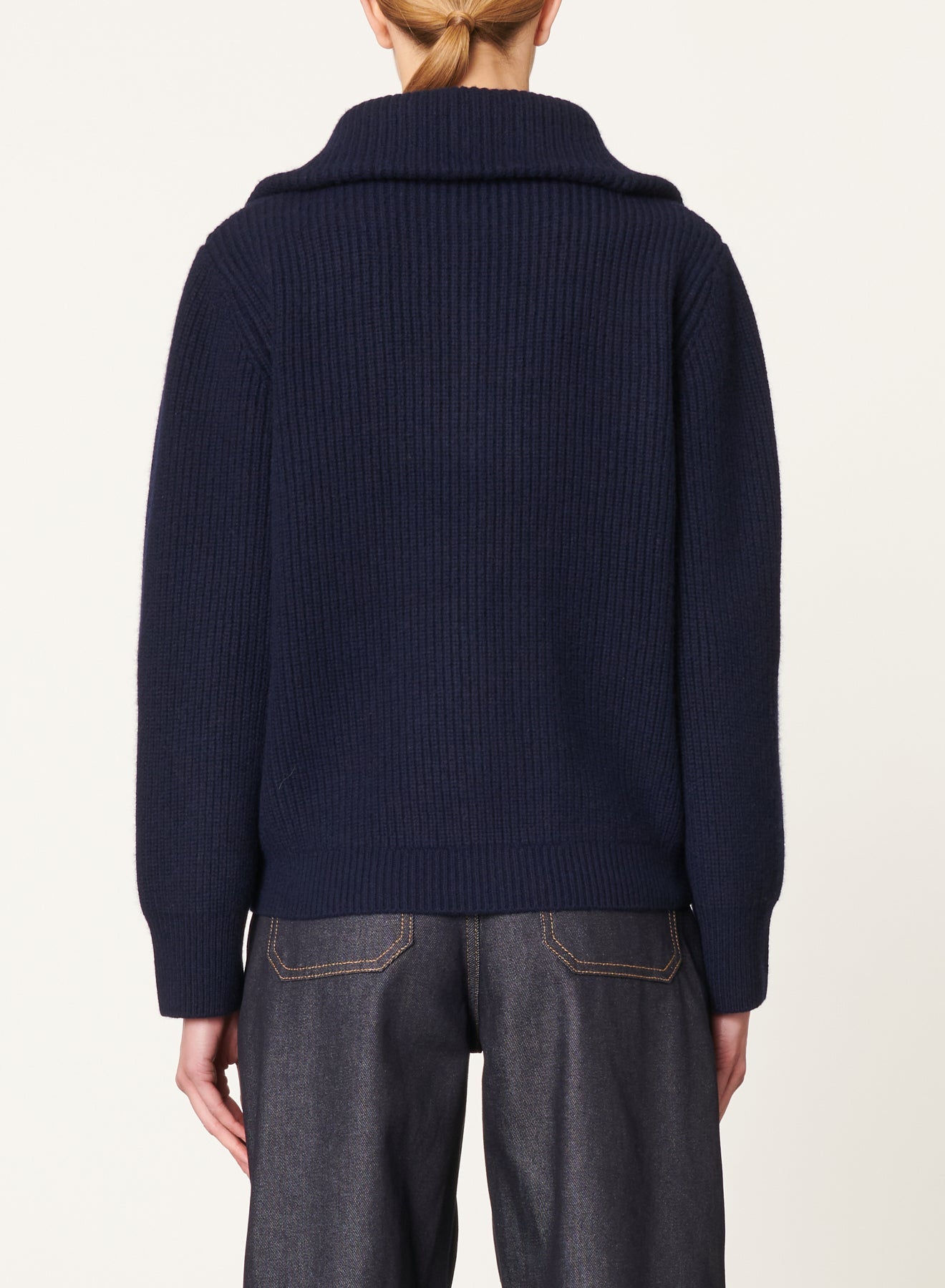Gilet Bowie en laine - Marine
