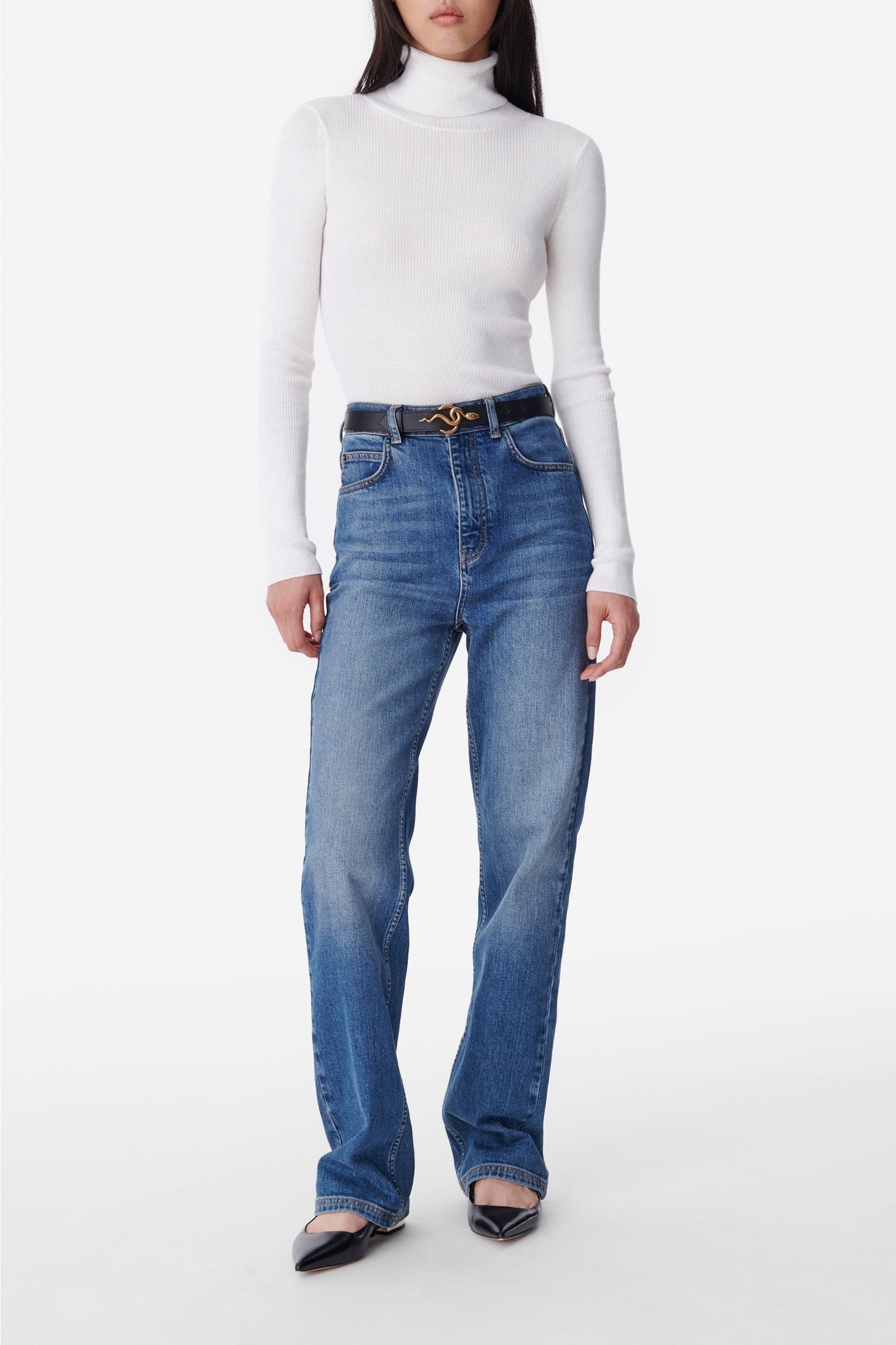 Pull Brindille en laine - Écru