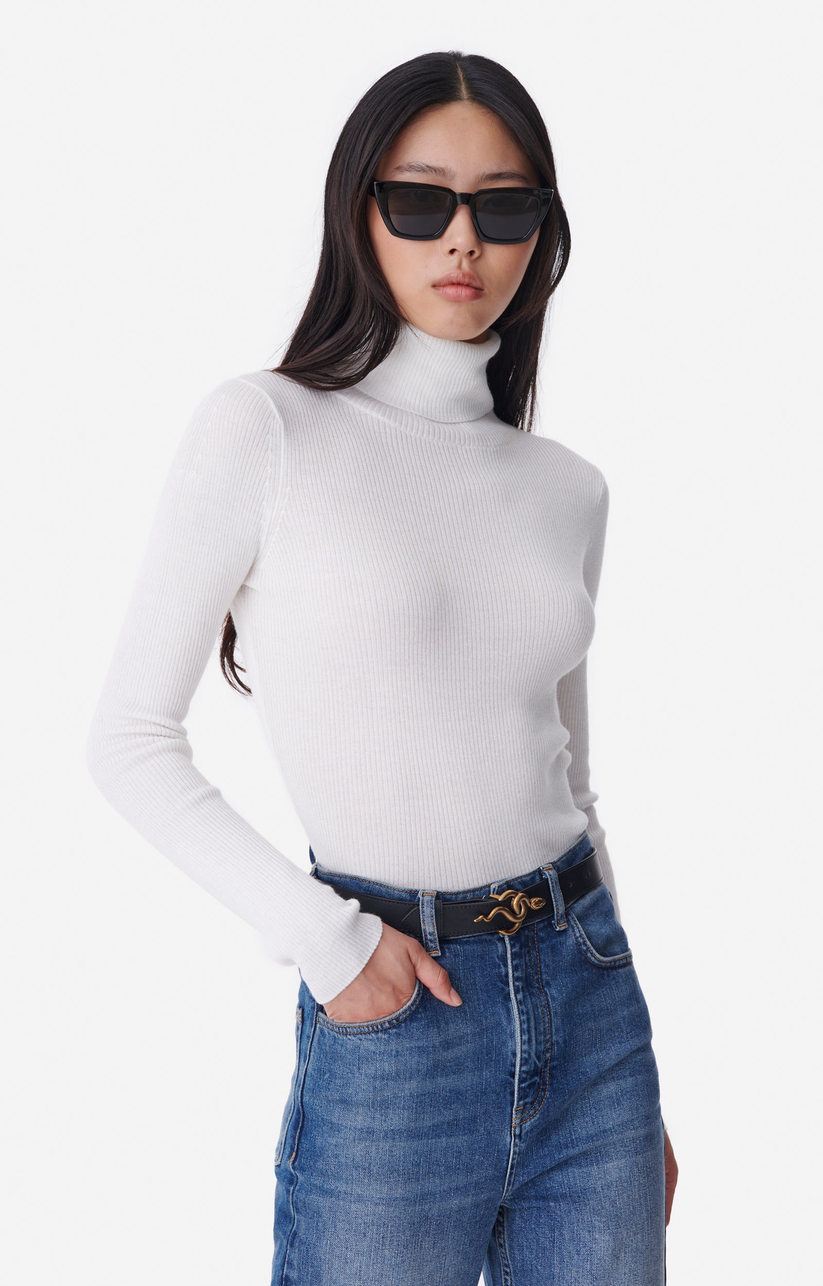 30 QTY NEW // ECRU / Pull Brindille - ECRU