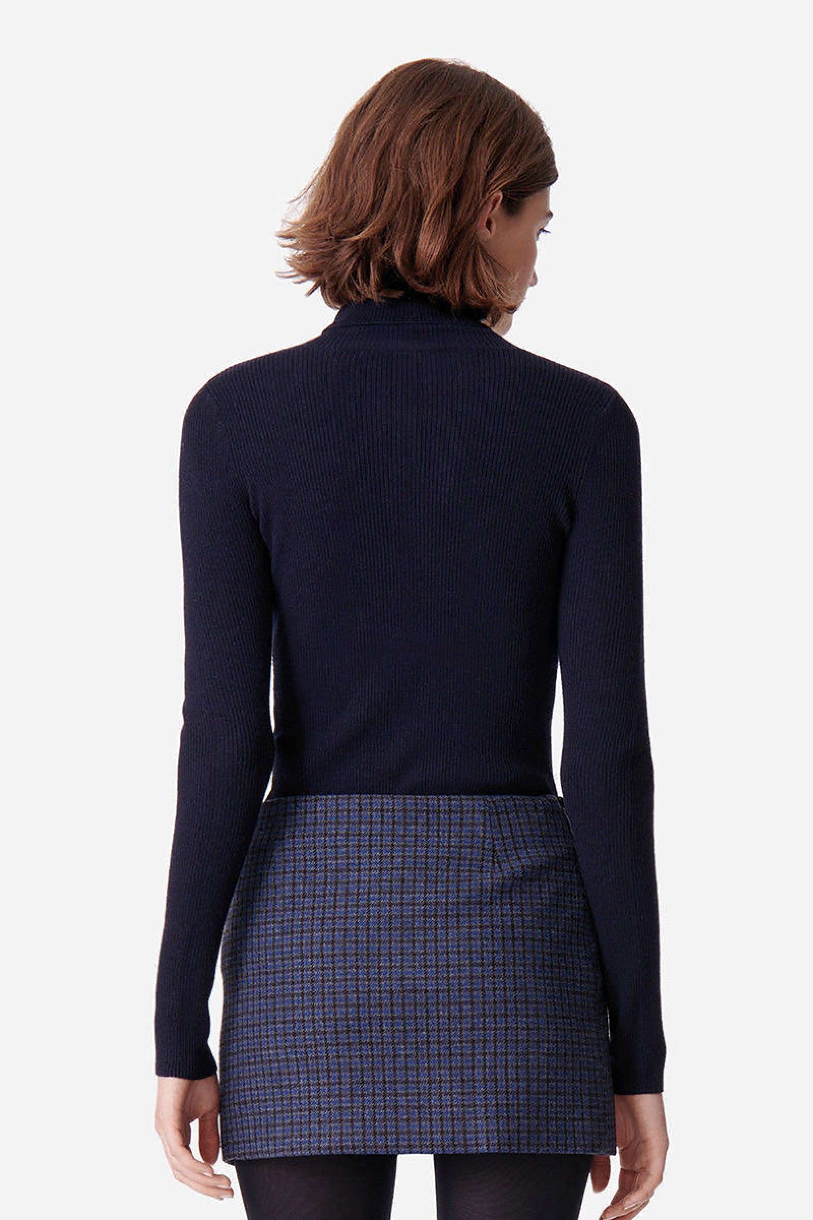 Pull Brindille en laine - Marine
