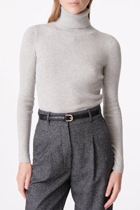 Pull Brindille en laine - Gris Chiné Clair