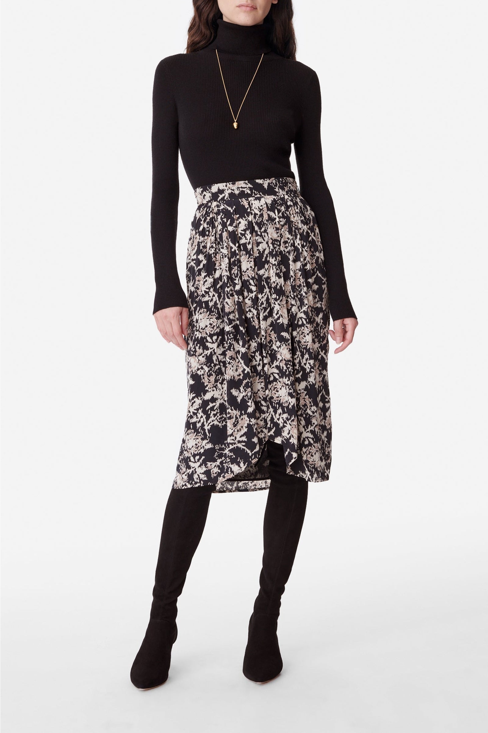 Pull Brindille en laine - Noir