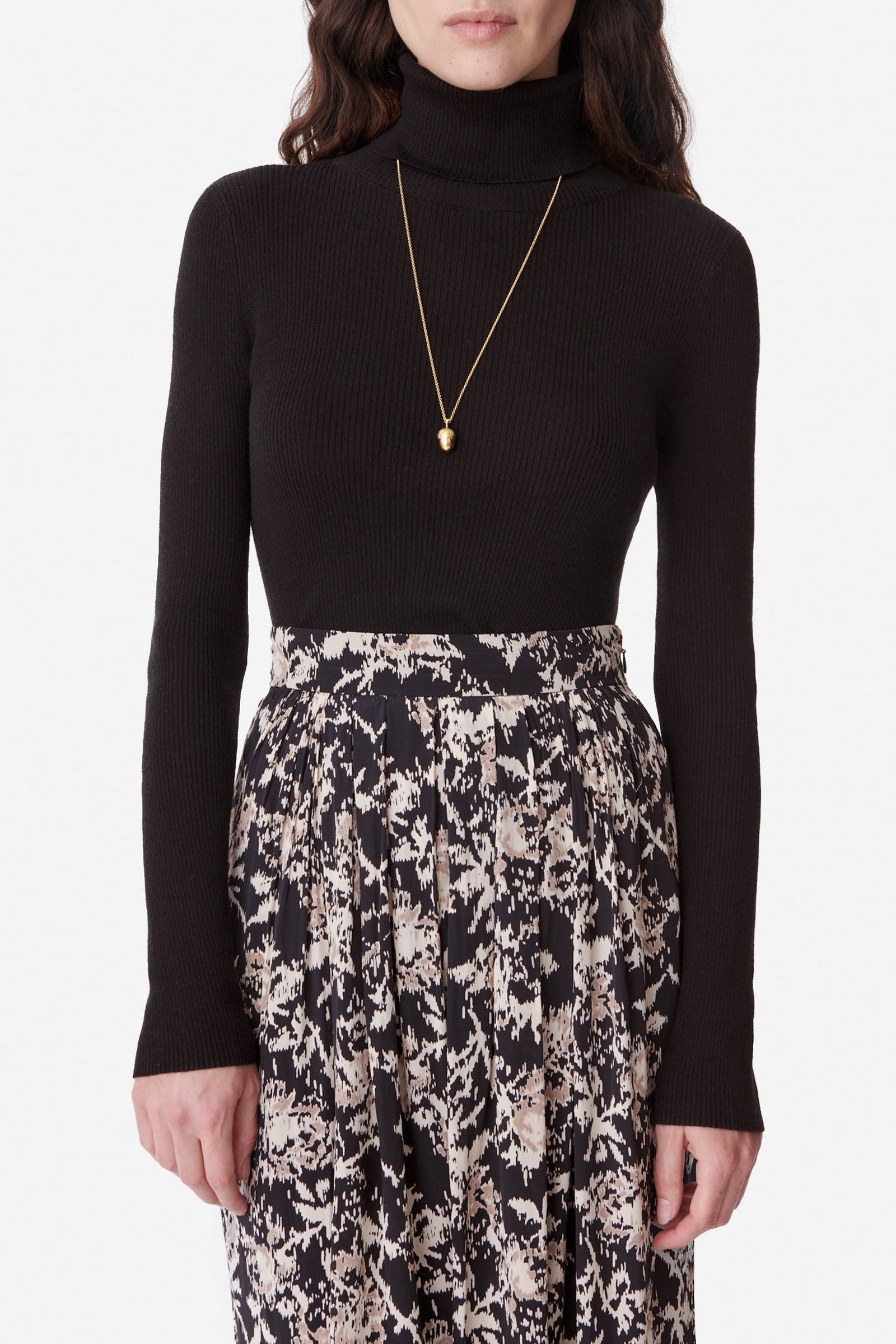 Pull Brindille en laine - Noir