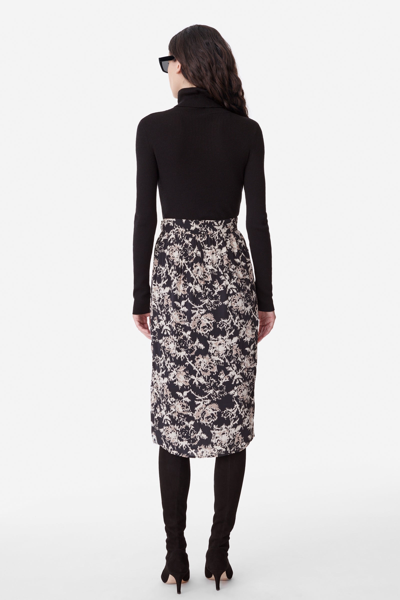 Pull Brindille en laine - Noir