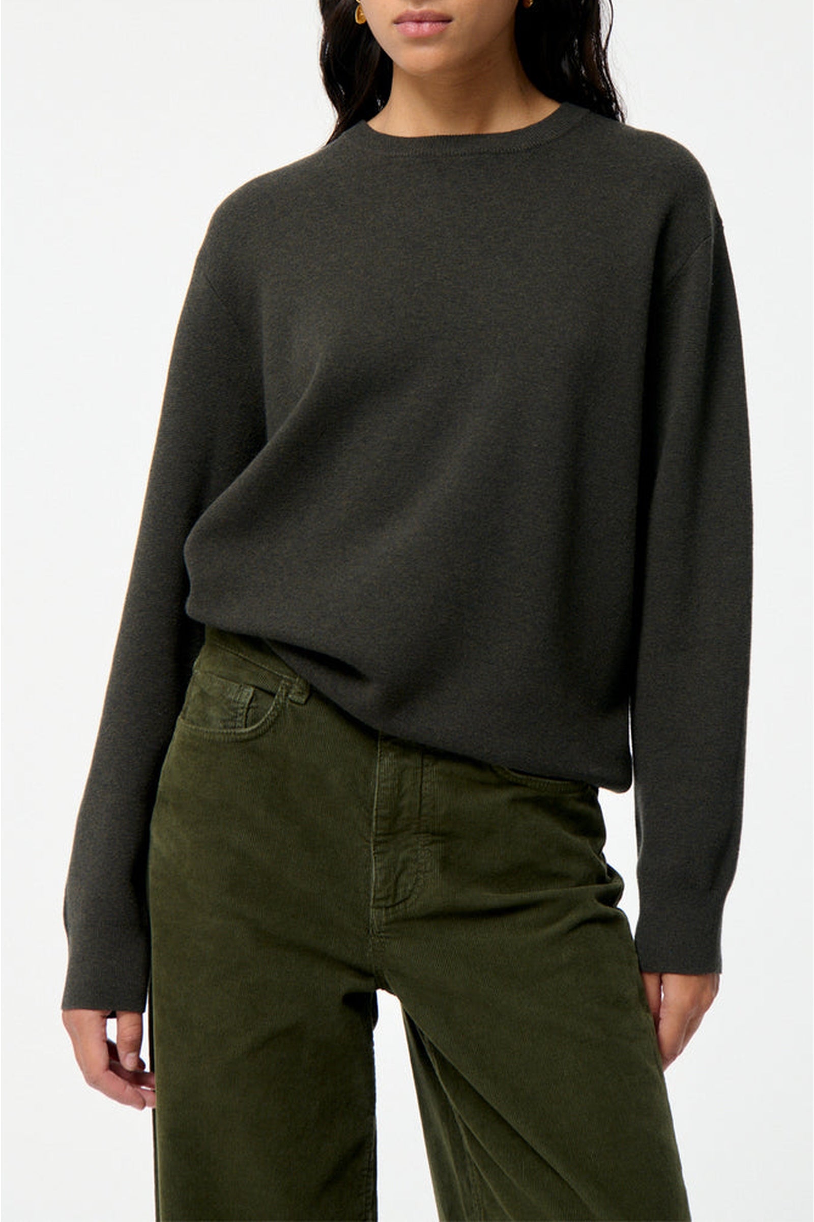 Pull Fedele en laine - Kaki