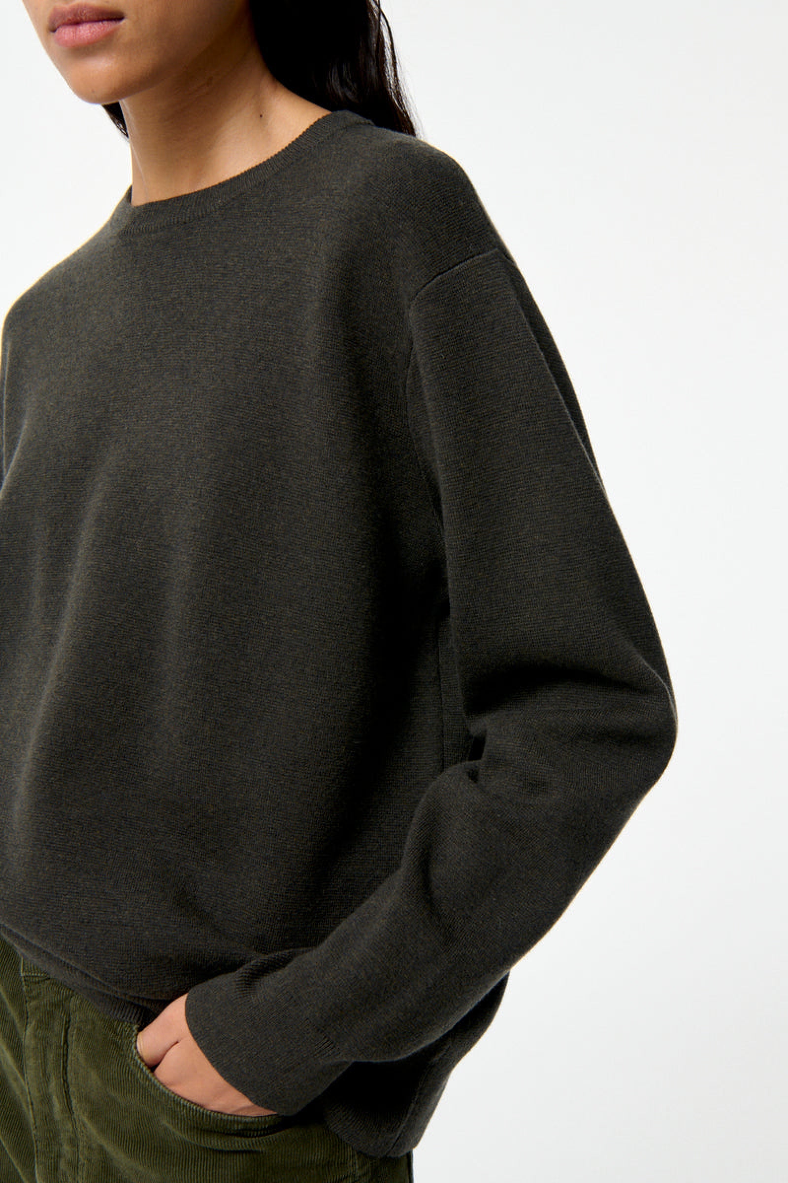 Pull Fedele en laine - Kaki