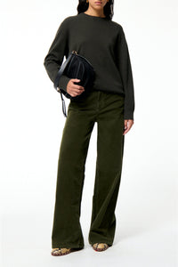 Pull Fedele en laine - Kaki
