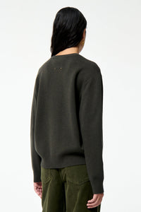 Pull Fedele en laine - Kaki