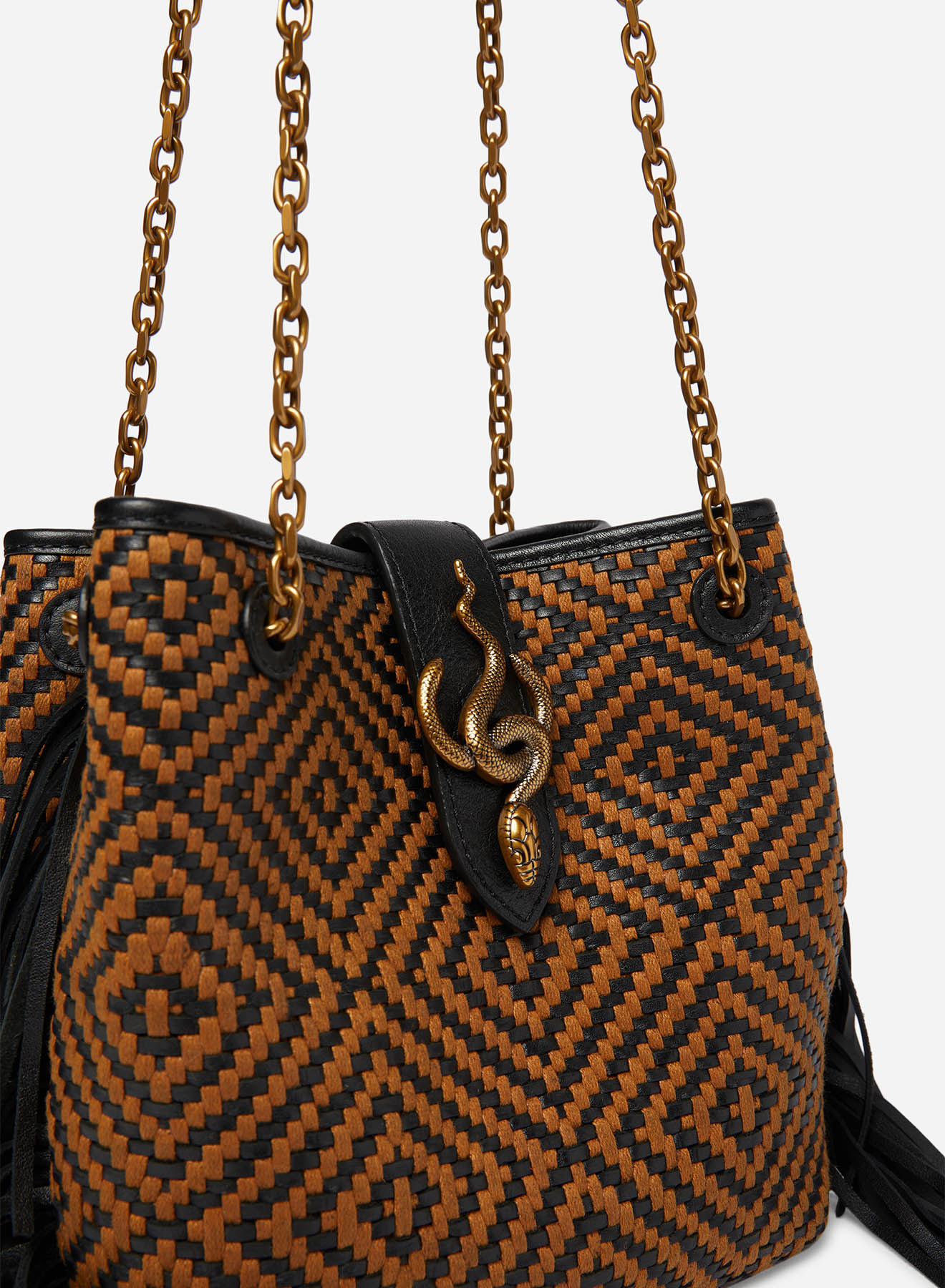 9 QTY NEW // FAUVE/NOIR / Petit Sac Cléo - FAUVE/NOIR