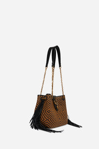 9 QTY NEW // FAUVE/NOIR / Petit Sac Cléo - FAUVE/NOIR