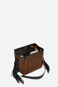 9 QTY NEW // FAUVE/NOIR / Petit Sac Cléo - FAUVE/NOIR