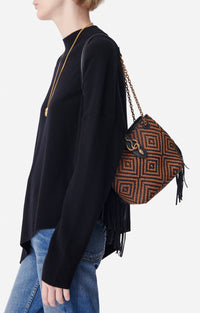 9 QTY NEW // FAUVE/NOIR / Petit Sac Cléo - FAUVE/NOIR