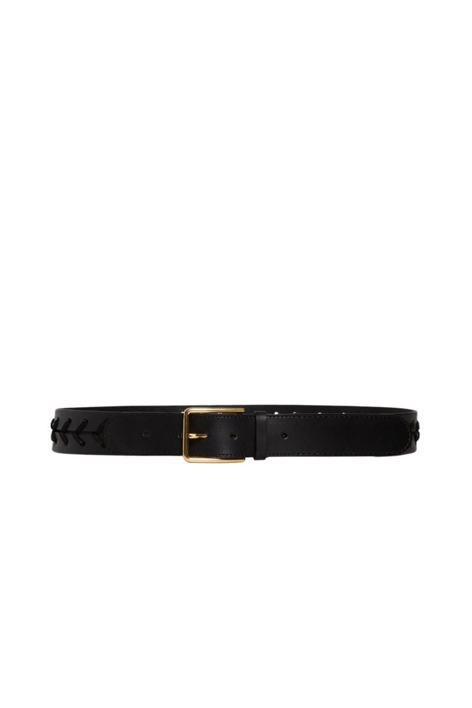 Ceinture 40mm en cuir - Noir
