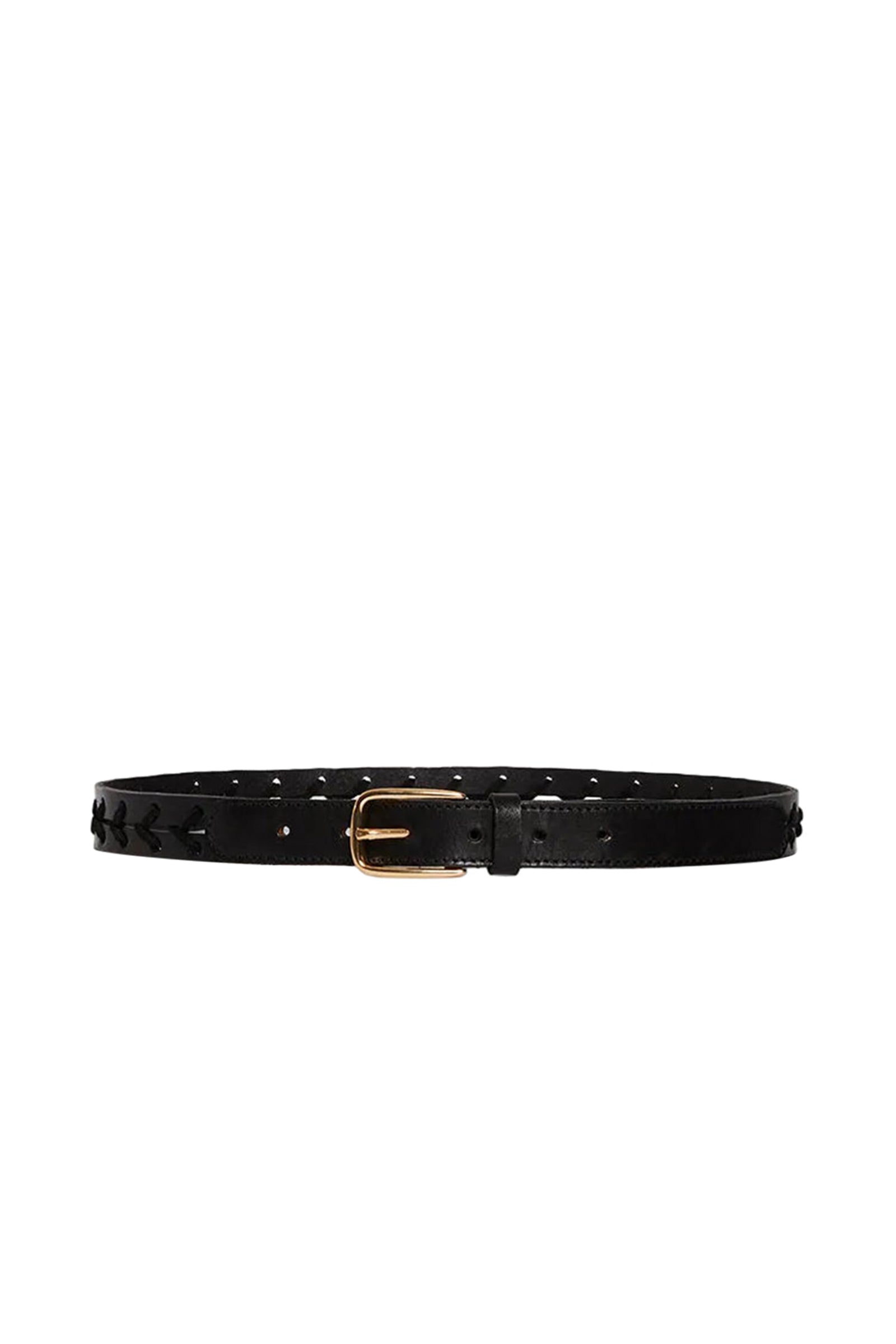 Ceinture 25mm en cuir - Noir
