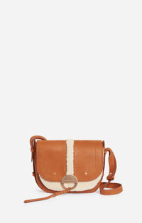 2 QTY NEW // COGNAC / Sac à Rabat Othilia - COGNAC