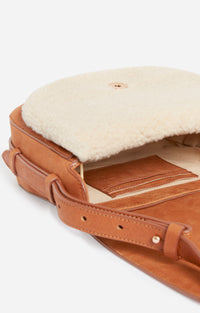 2 QTY NEW // COGNAC / Sac à Rabat Othilia - COGNAC