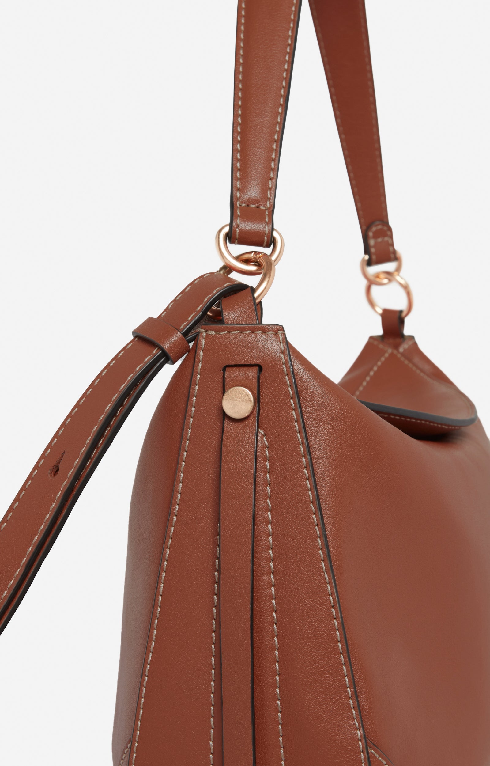 Grand sac Daily en cuir - Biscuit