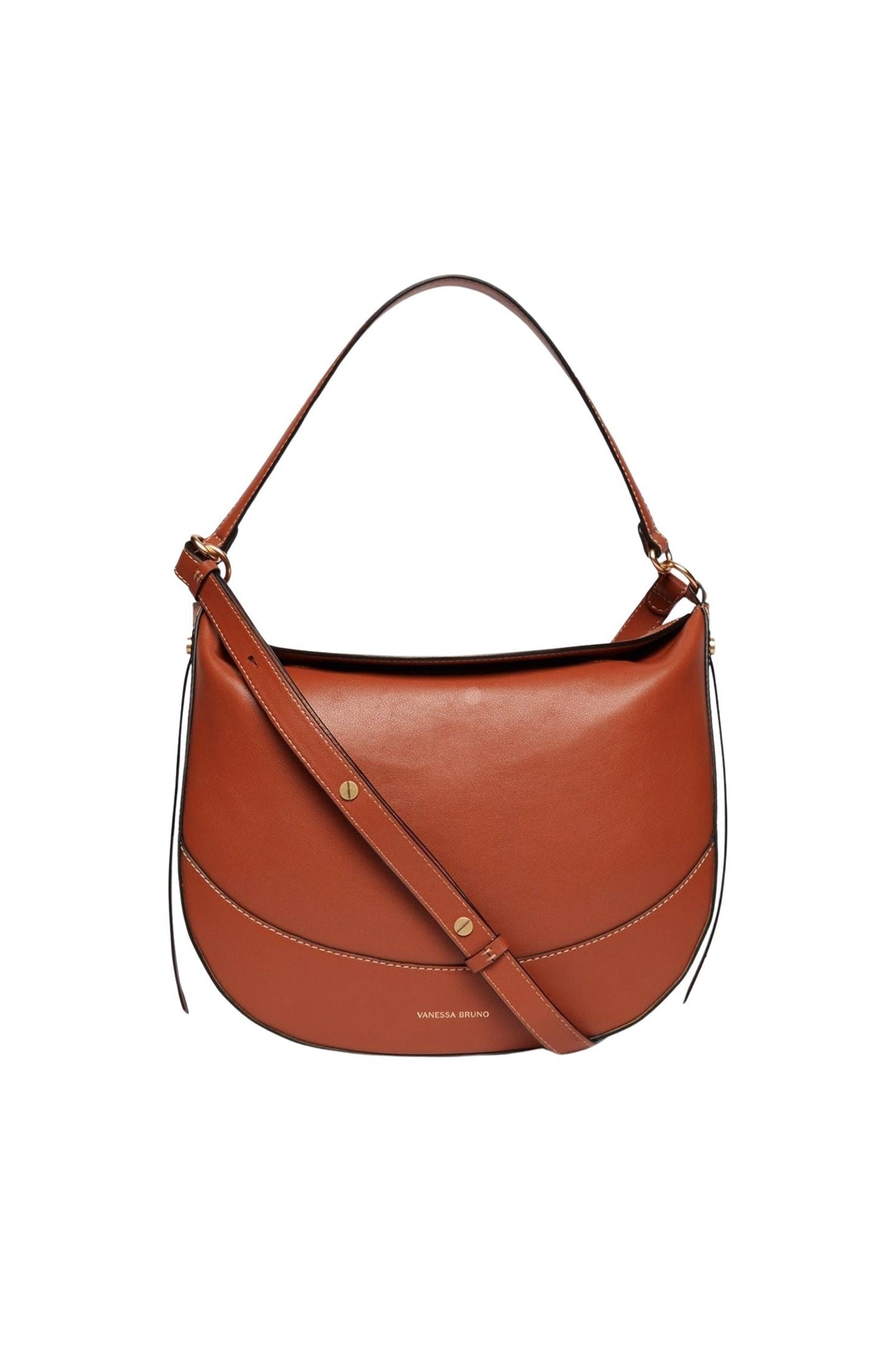 Grand Sac Daily en cuir - Rouille