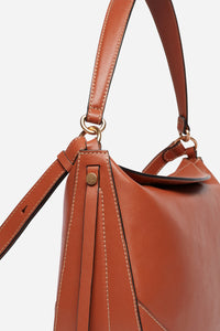 Grand Sac Daily en cuir - Rouille