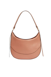 Grand sac Daily en cuir - Nude