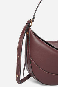Grand sac Daily en cuir - Bordeaux