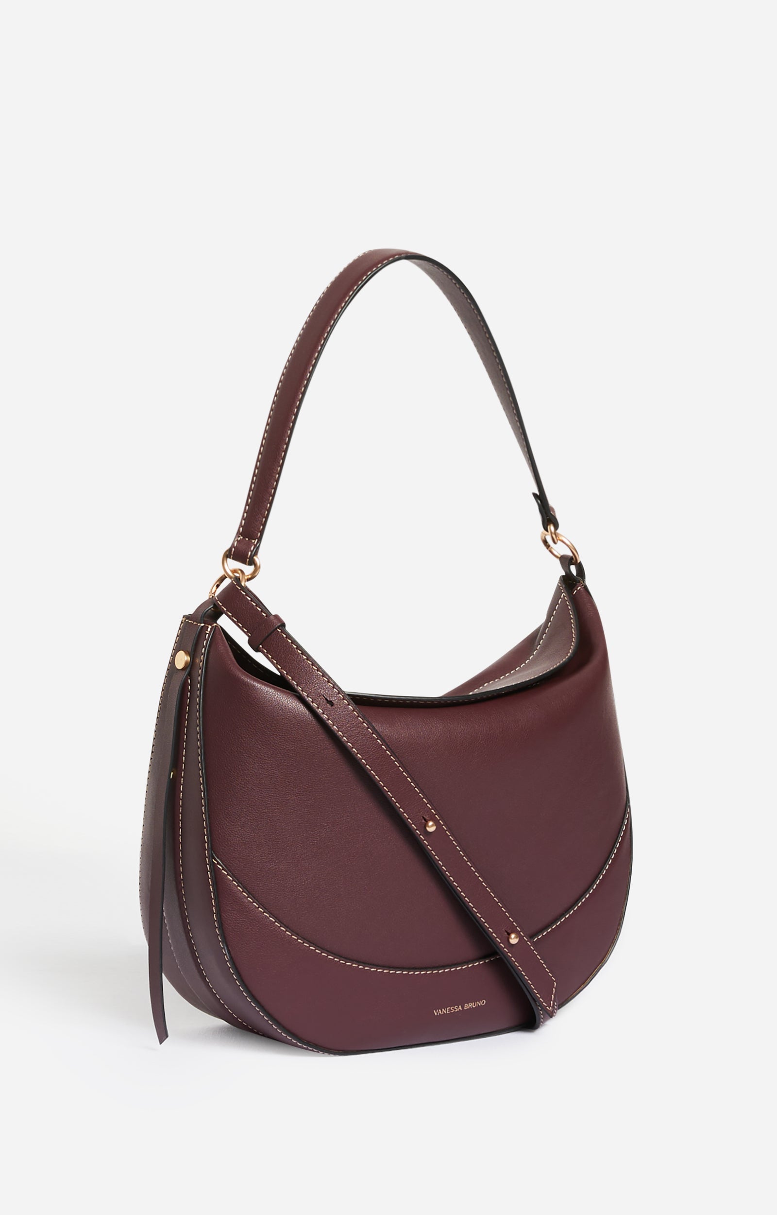 Grand sac Daily en cuir - Bordeaux