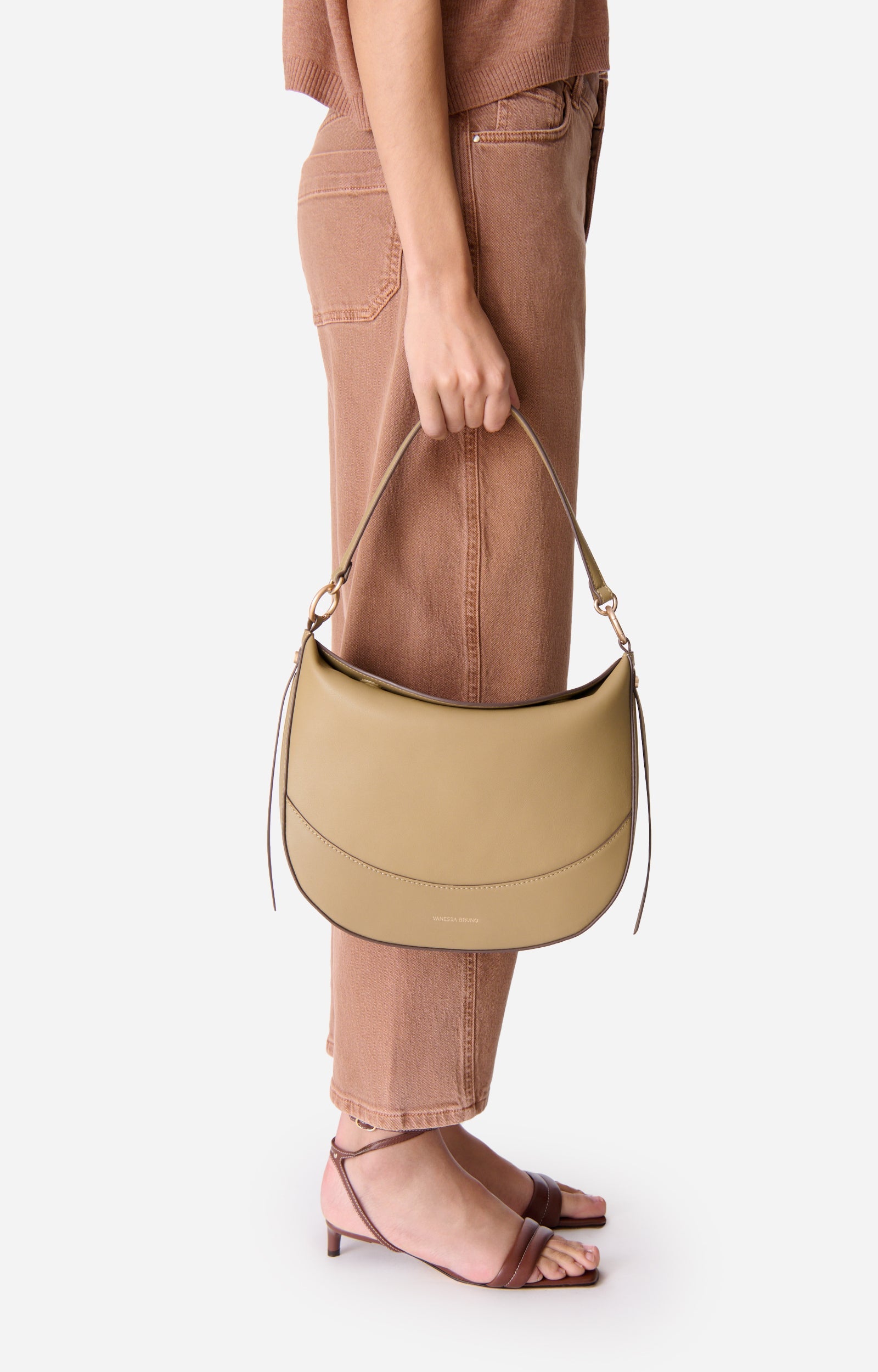 Grand Sac Daily en cuir - Olive