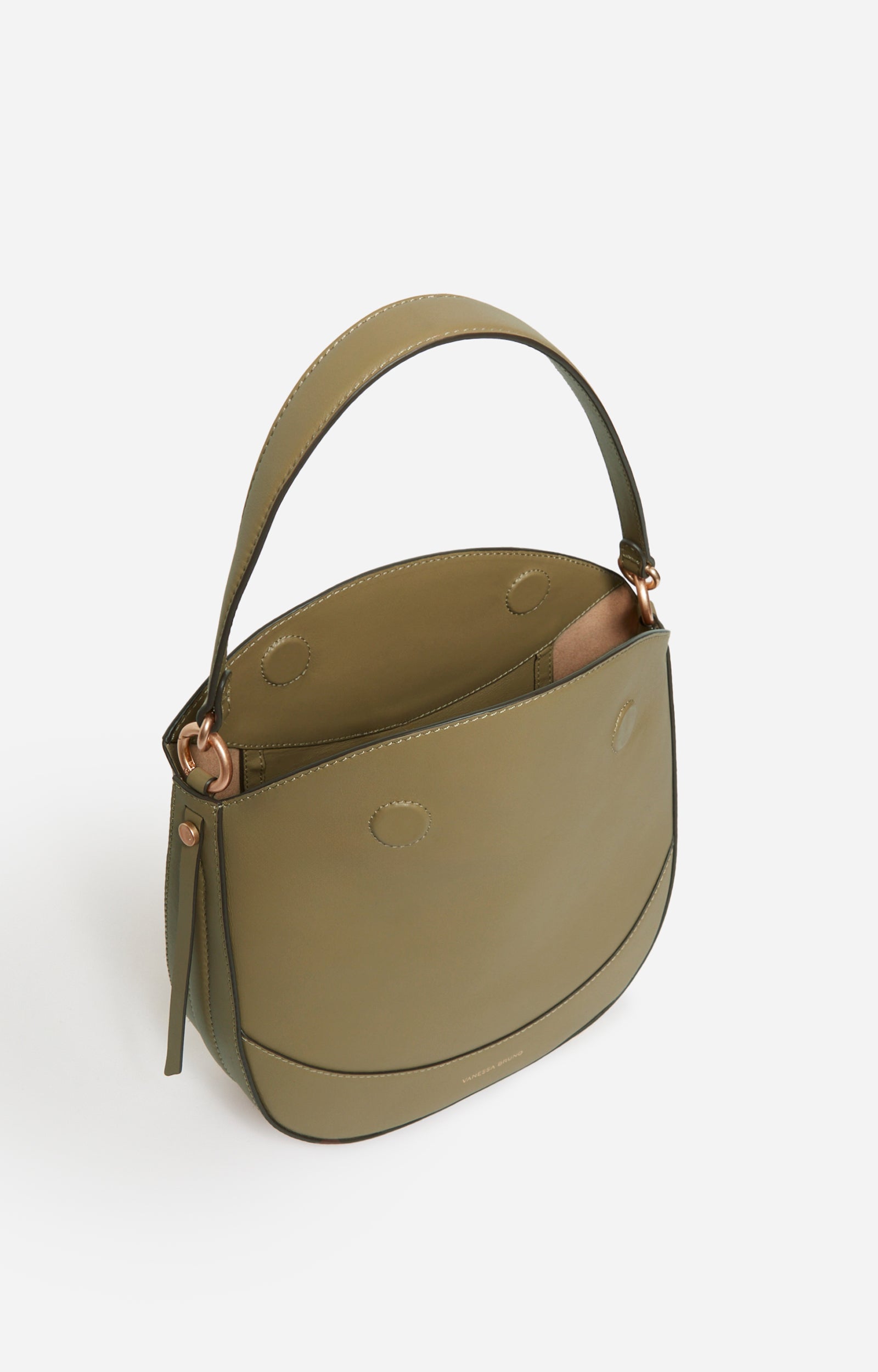 Grand Sac Daily en cuir - Olive