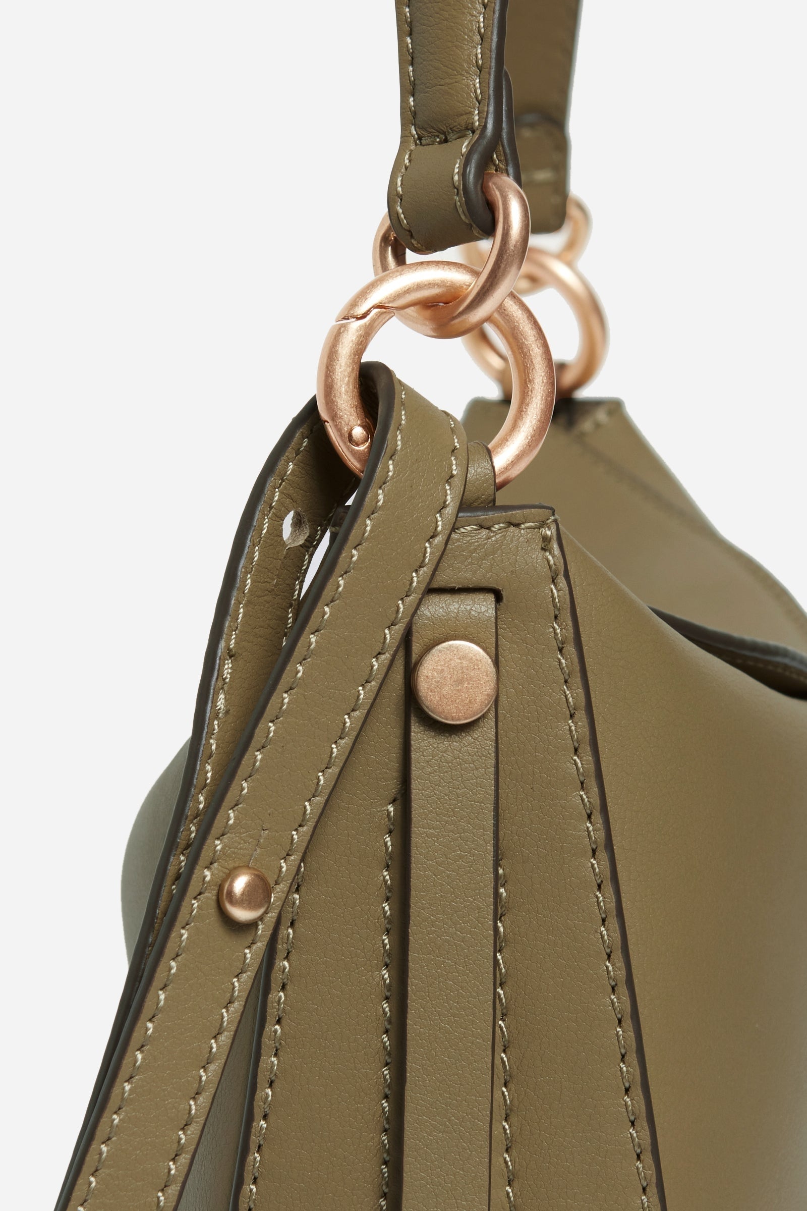 Large Daily leather bag - Olive