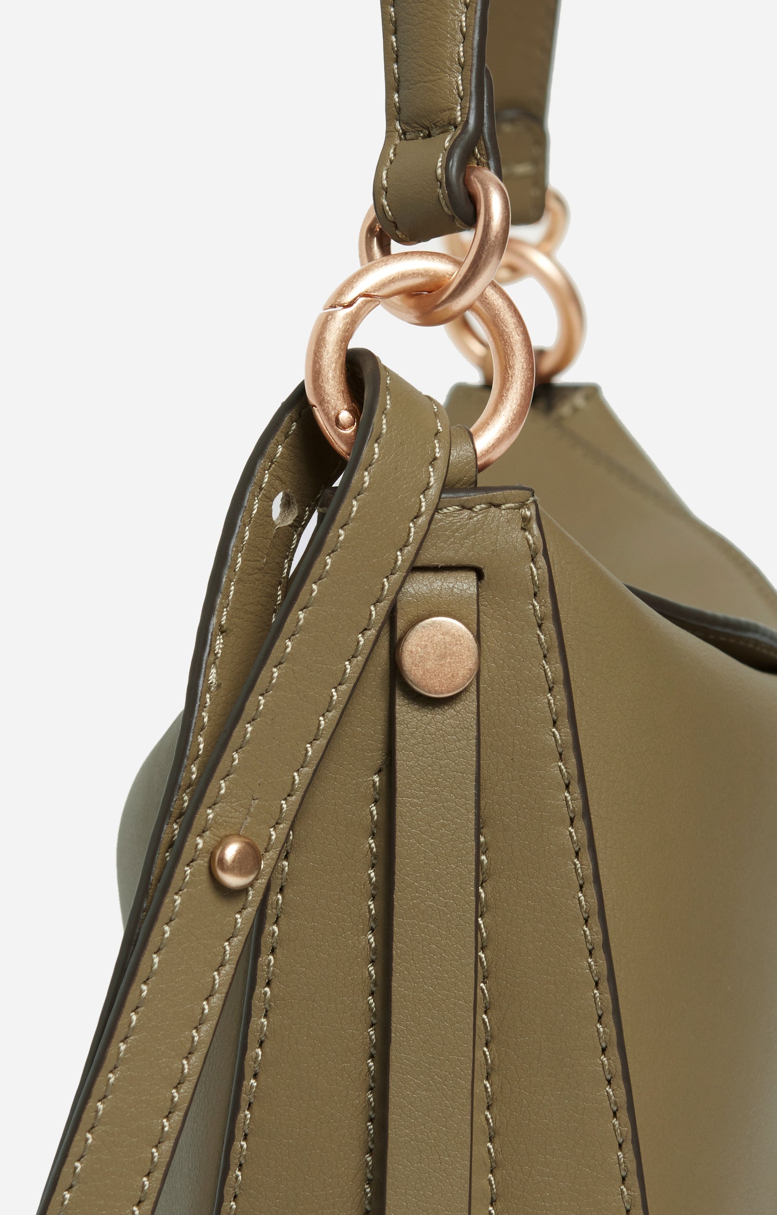 Grand Sac Daily en cuir - Olive