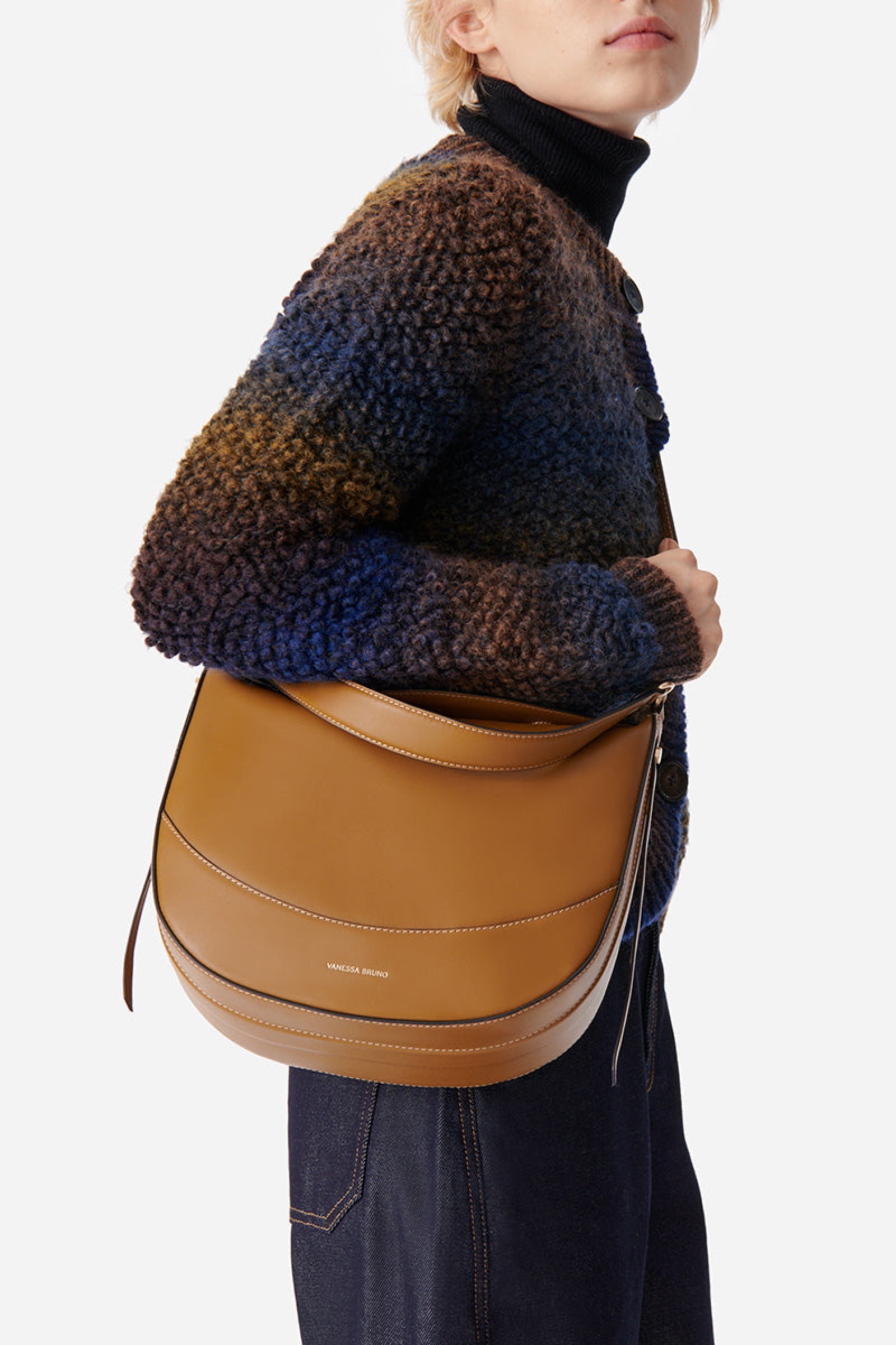 Grand sac Daily en cuir - Bronze