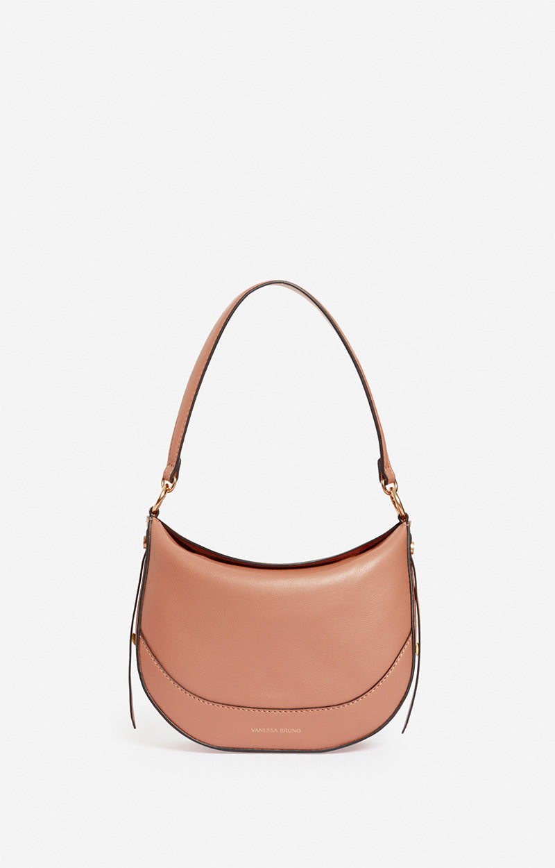Petit sac Daily en cuir - Nude