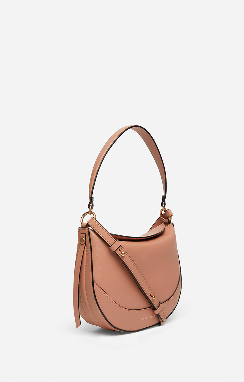 Petit sac Daily en cuir - Nude