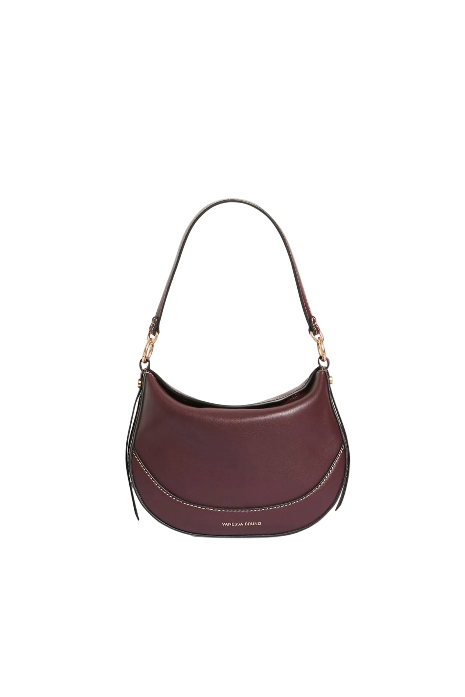 Petit sac Daily en cuir - Bordeaux