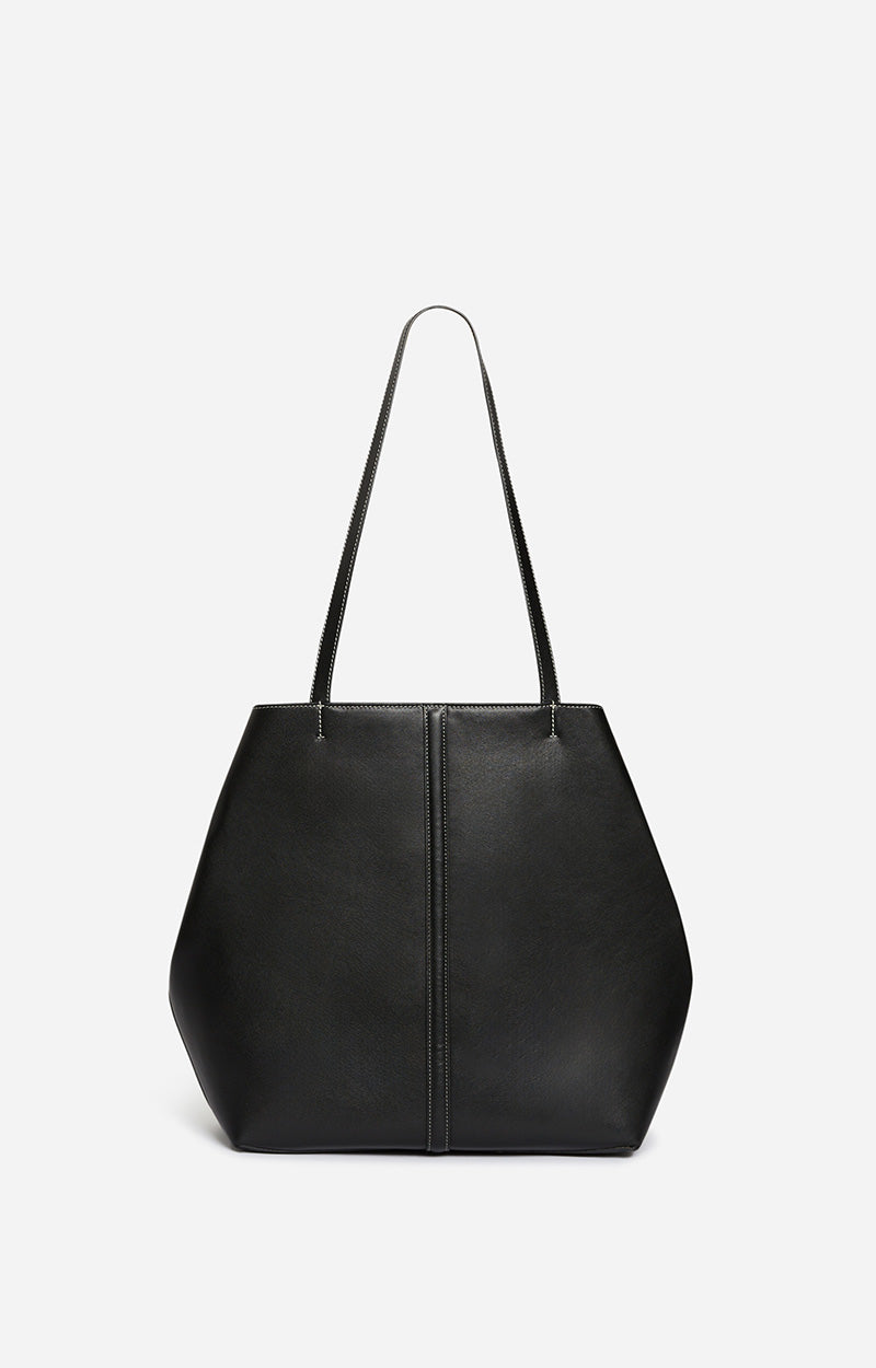 Grand cabas Daily en cuir - Noir