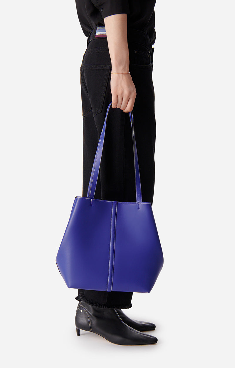 Petit cabas Daily en cuir - Klein