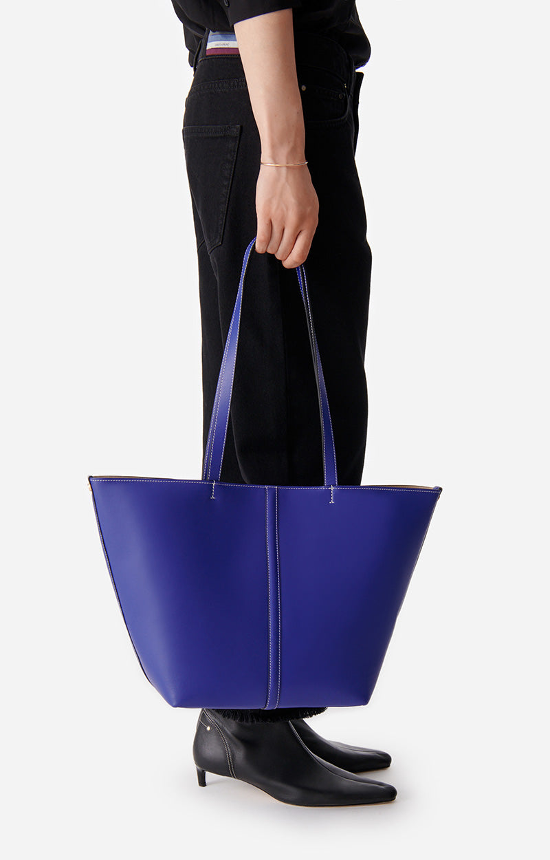 Petit cabas Daily en cuir - Klein