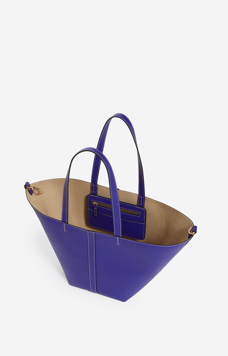 Petit cabas Daily en cuir - Klein