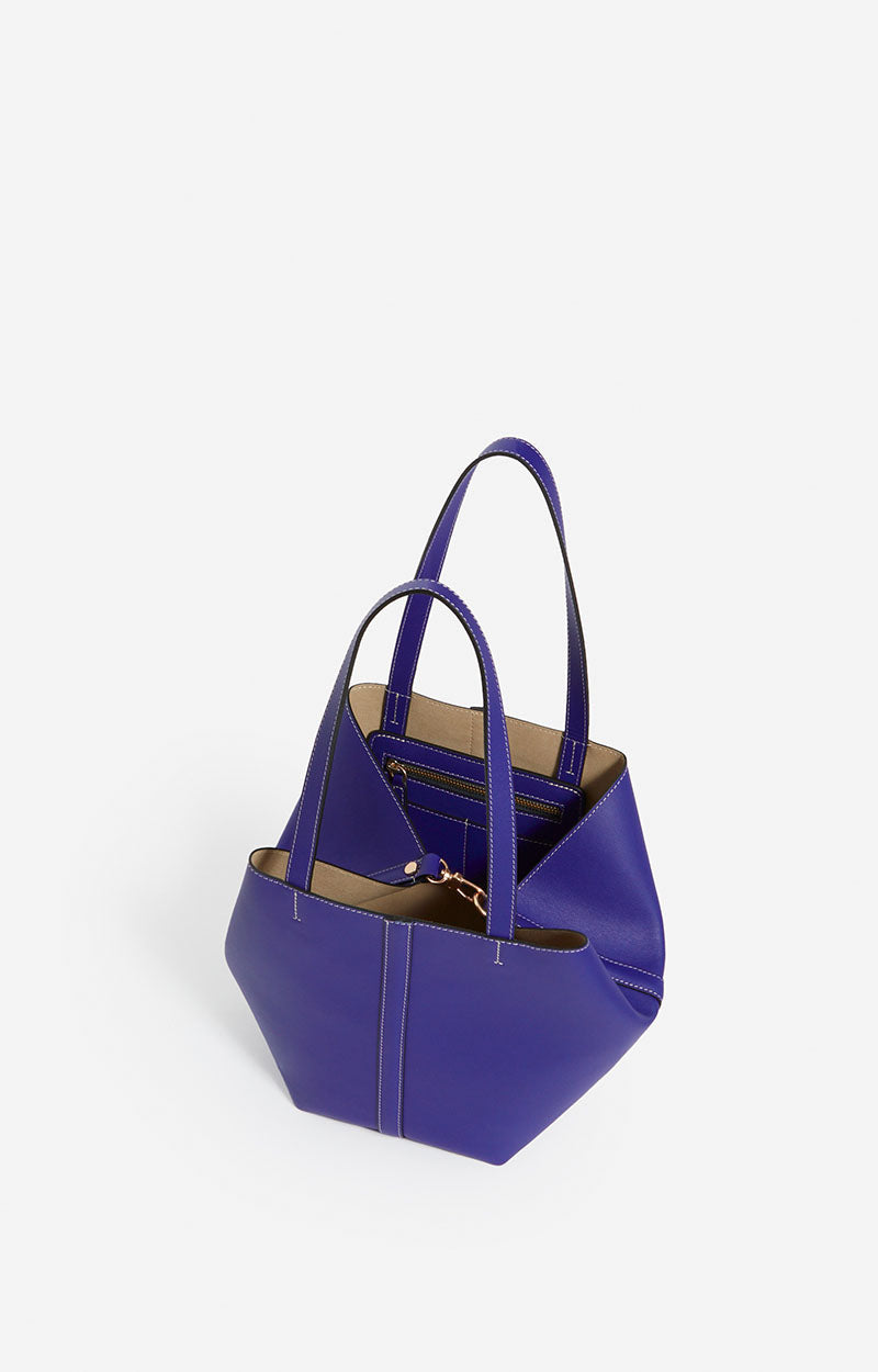 Petit cabas Daily en cuir - Klein