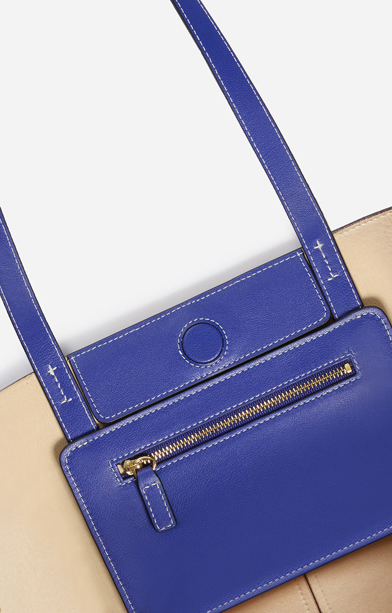 Petit cabas Daily en cuir - Klein
