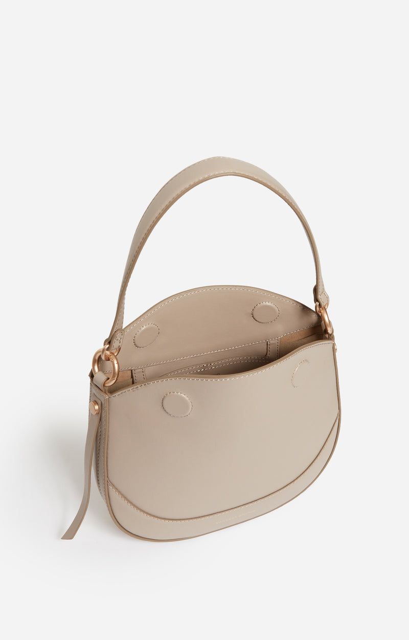 8 QTY NEW // TAUPE / Moyen Sac Daily En Cuir - TAUPE