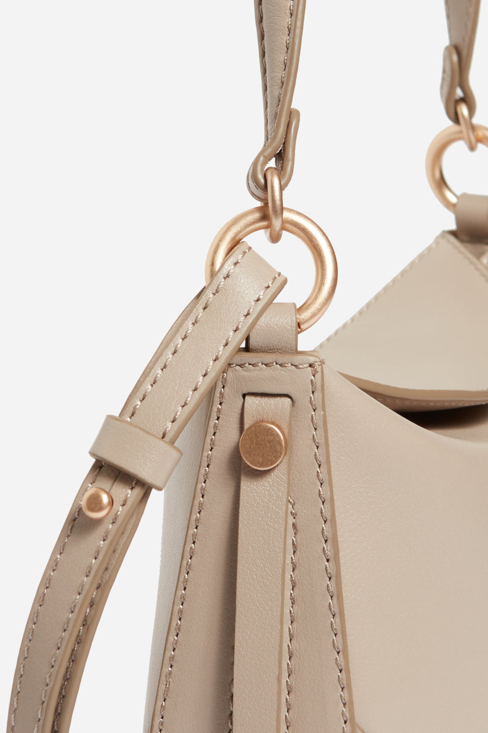 Daily leather bag - Taupe