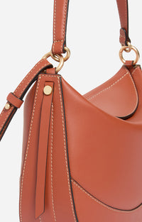 Sac Daily en cuir - Rouille