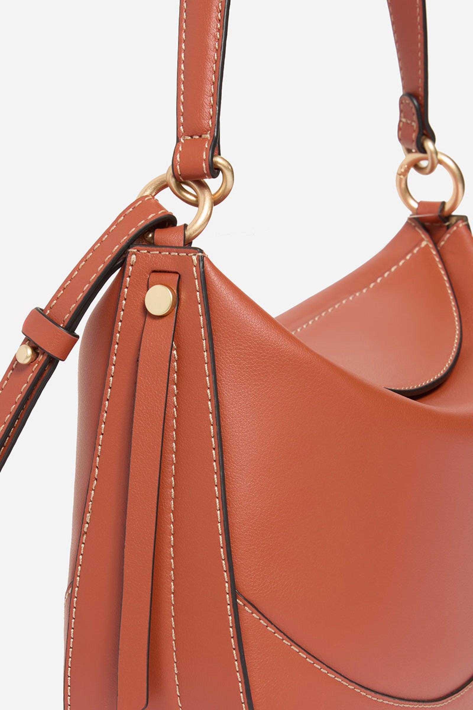 Daily leather bag - Rust