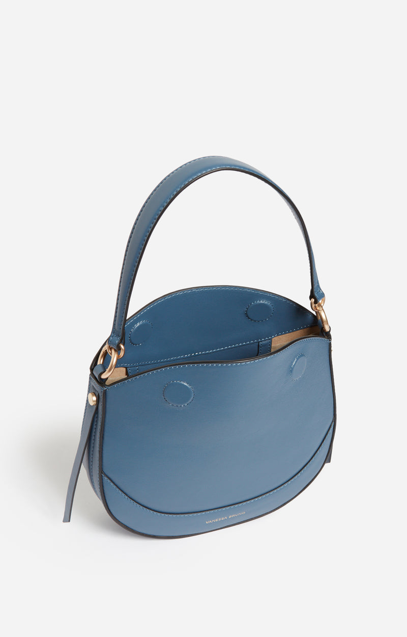 10 QTY NEW // DENIM / Moyen Sac Daily En Cuir - DENIM