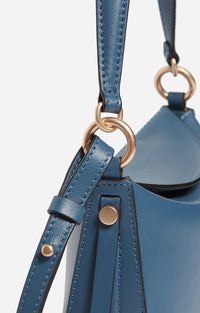 10 QTY NEW // DENIM / Moyen Sac Daily En Cuir - DENIM