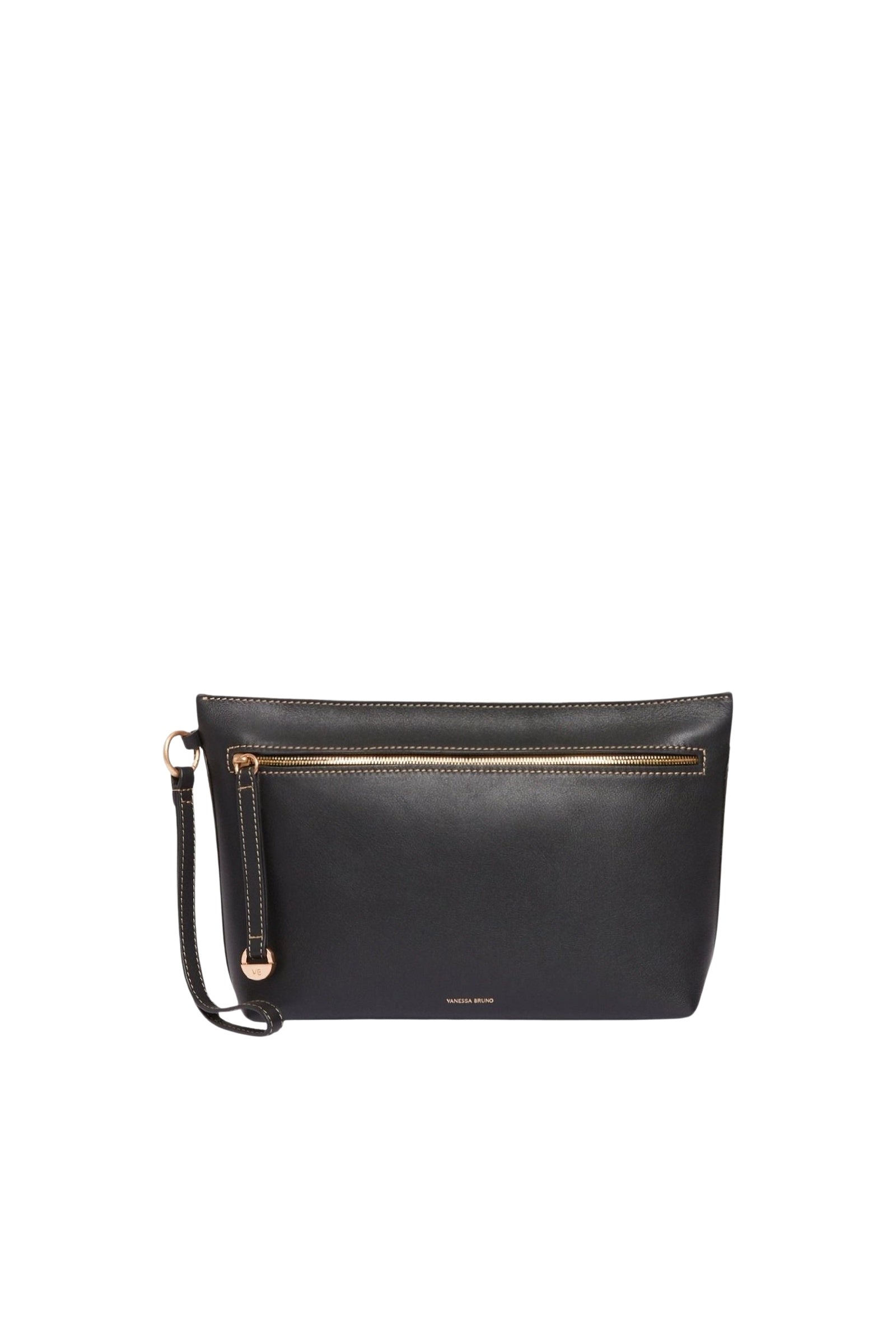 RECO : 110 // Pochette Zippée Daily en cuir - Noir