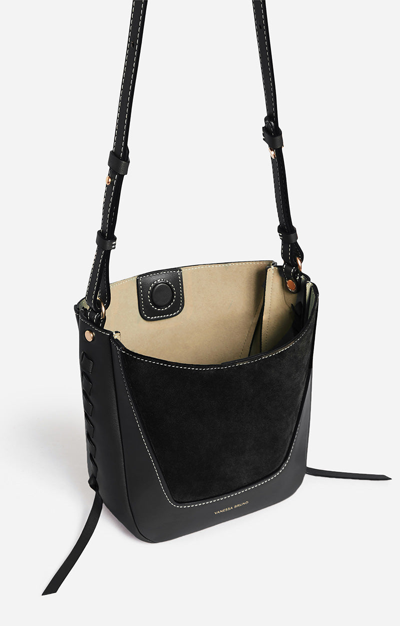 Petit sac Lou en cuir - Noir